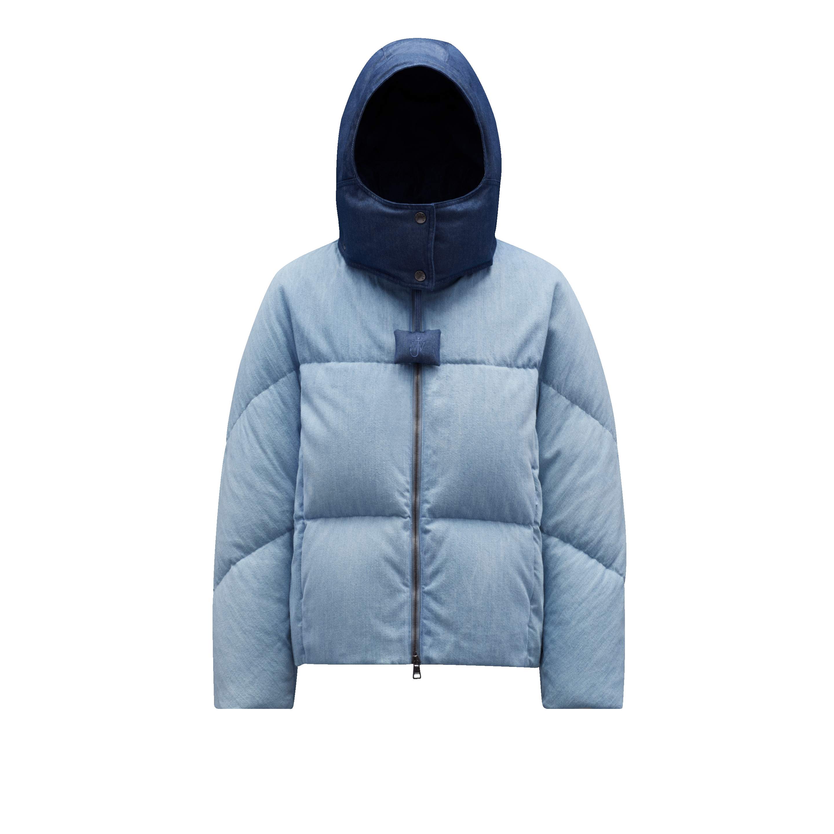 Moncler Genius Whinfell Denim Down Jacket Blue Size 1