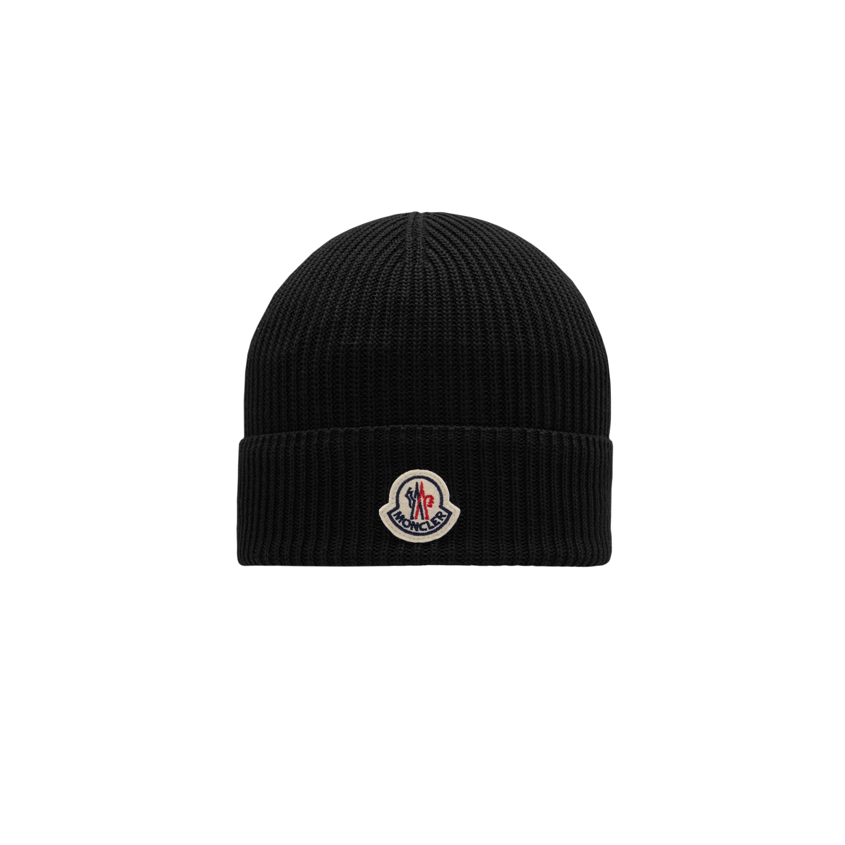 Moncler Collection Cotton Beanie Black