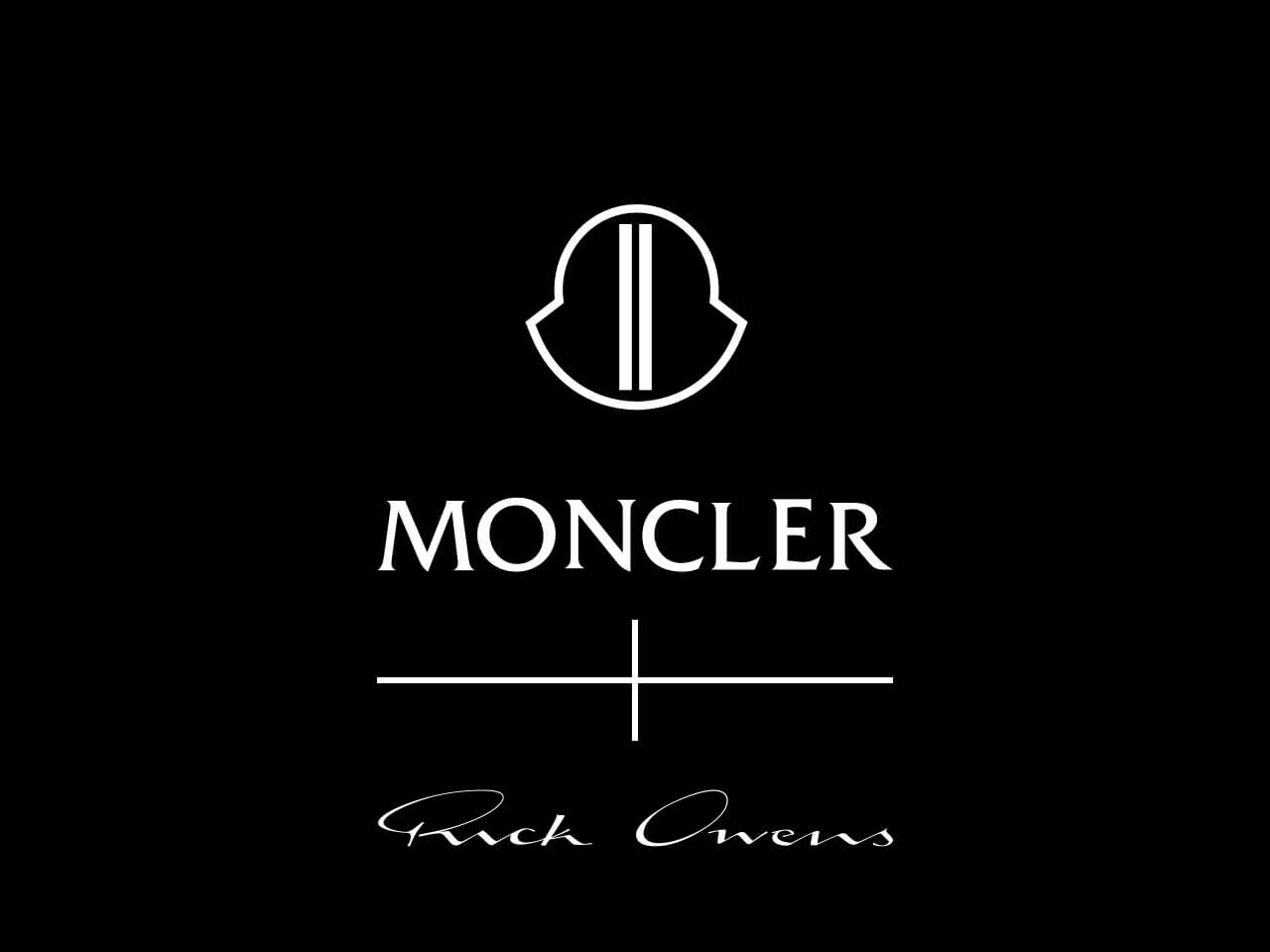 black moncler logo